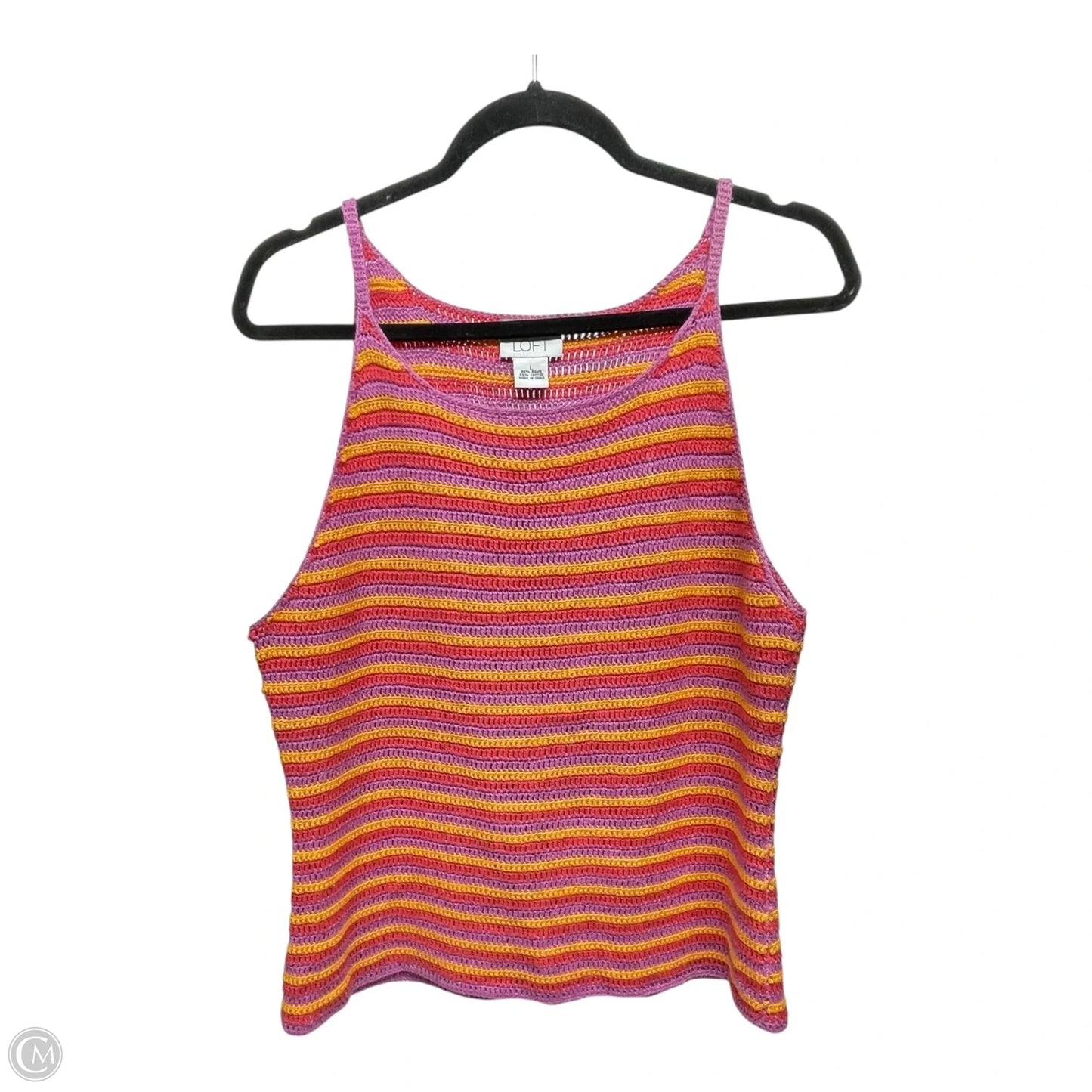 Sweater By Loft In Multi-colored, Size: L