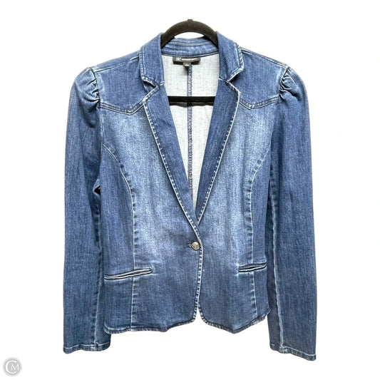 Blazer By Inc In Blue Denim, Size: L