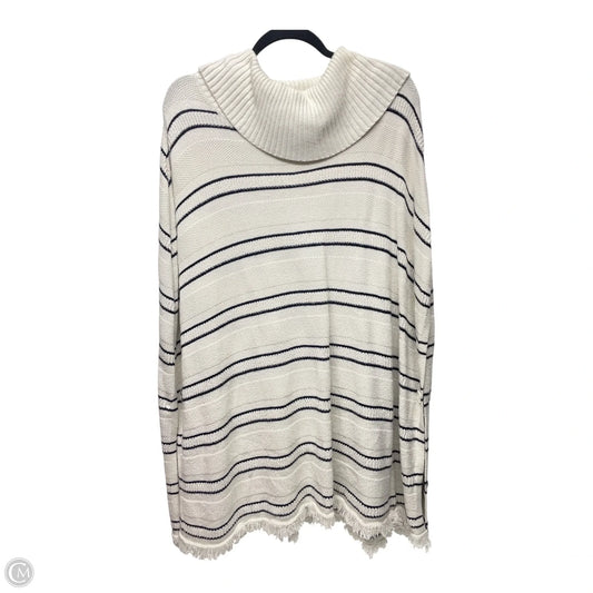 Sweater By Talbots In Striped Pattern, Size: M