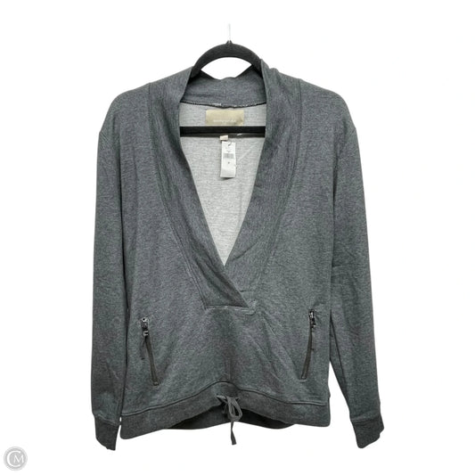 Sweatshirt Collar By Banana Republic In Grey, Size: M
