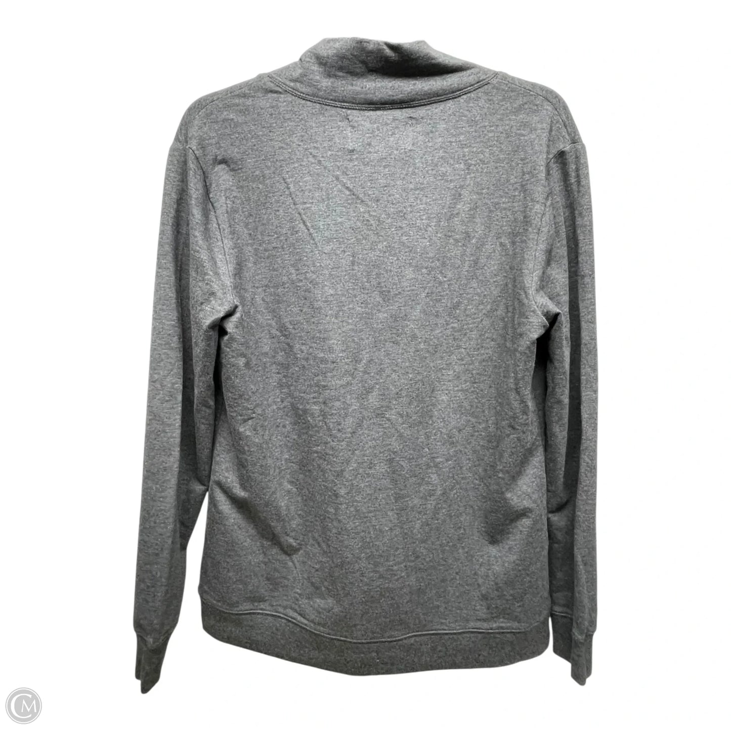 Sweatshirt Collar By Banana Republic In Grey, Size: M