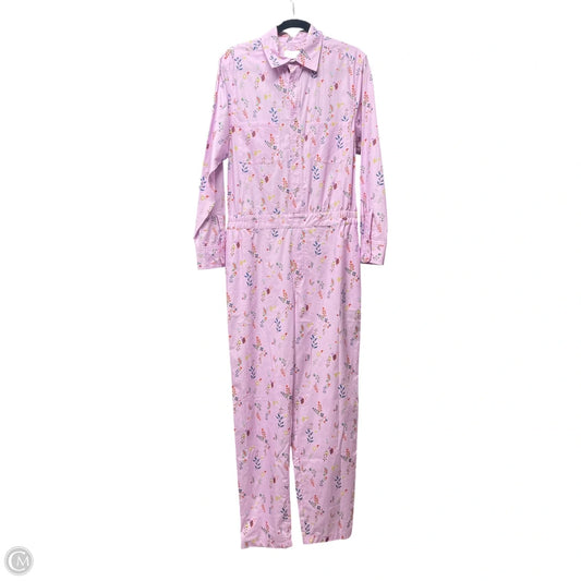 Jumpsuit By Cynthia Rowley In Floral Print, Size: L