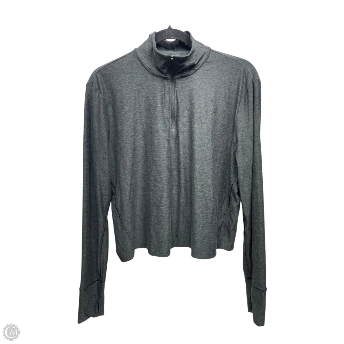 Sweatshirt Collar By Calia In Grey, Size: M