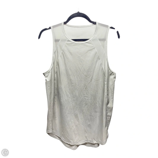 Athletic Tank Top By Lululemon In White, Size: S