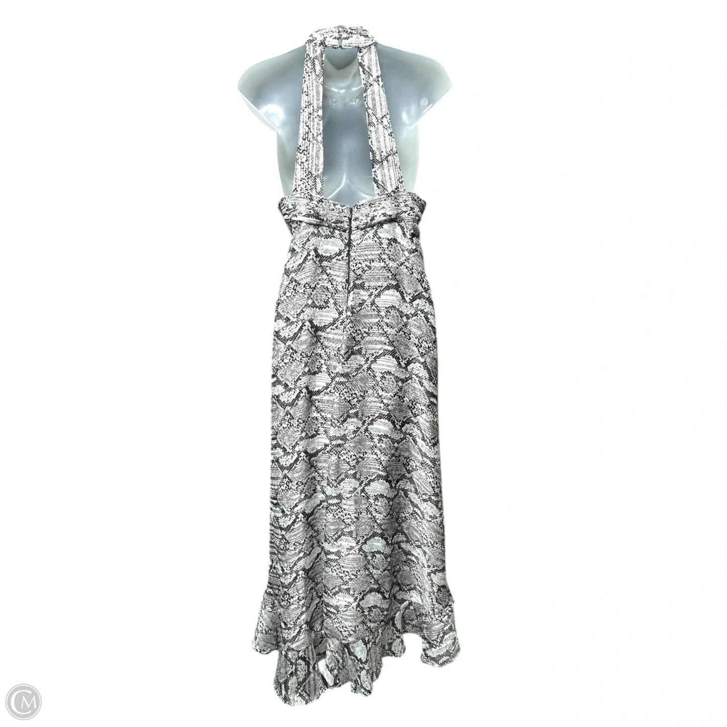 Dress Party Long By Vince Camuto In Snakeskin Print, Size: M