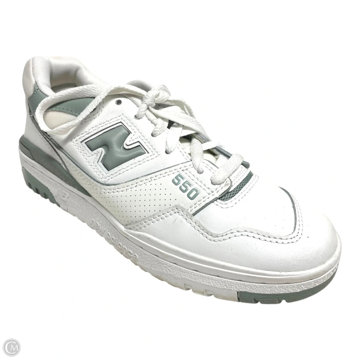 Shoes Sneakers By New Balance In Green & White, Size: 7.5