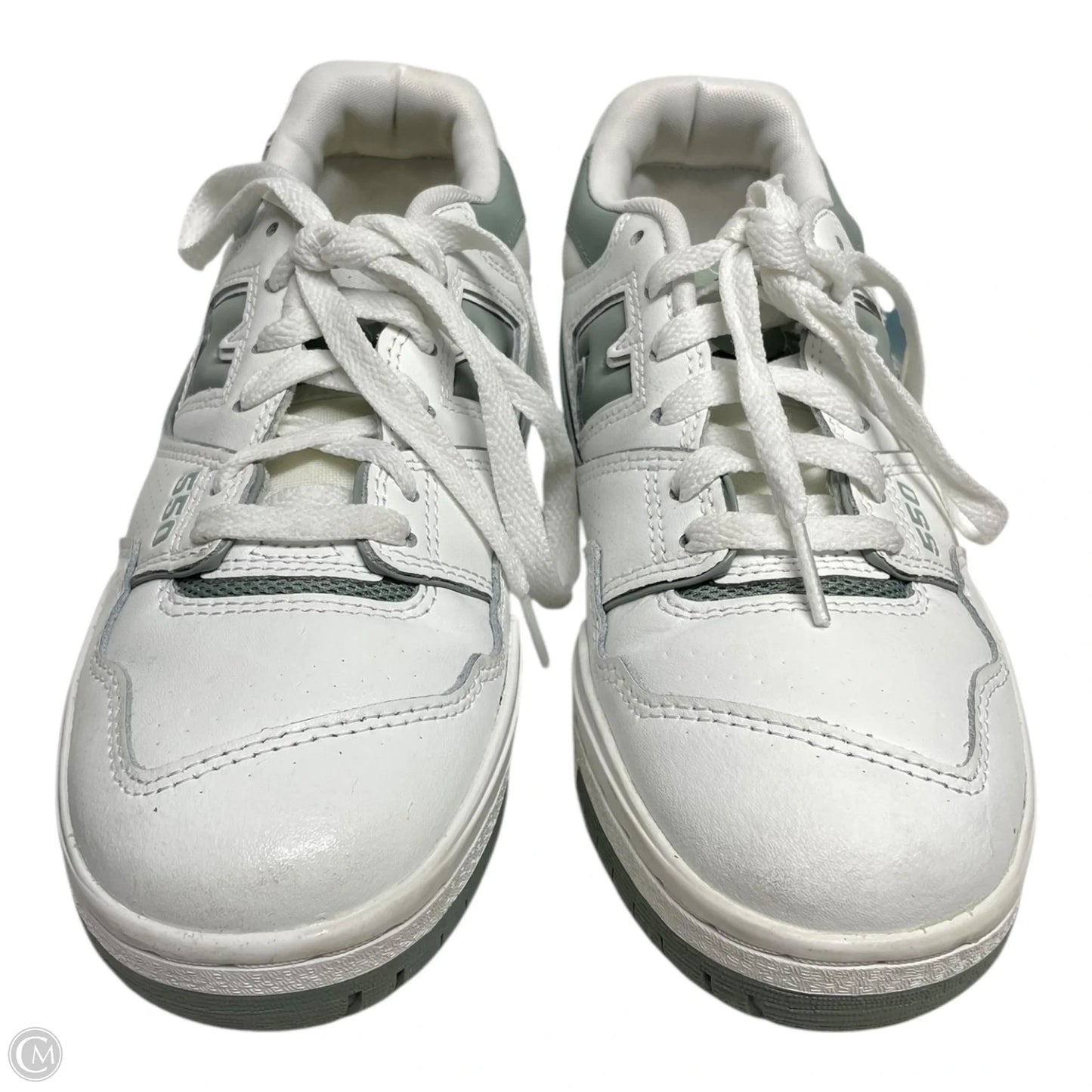 Shoes Sneakers By New Balance In Green & White, Size: 7.5