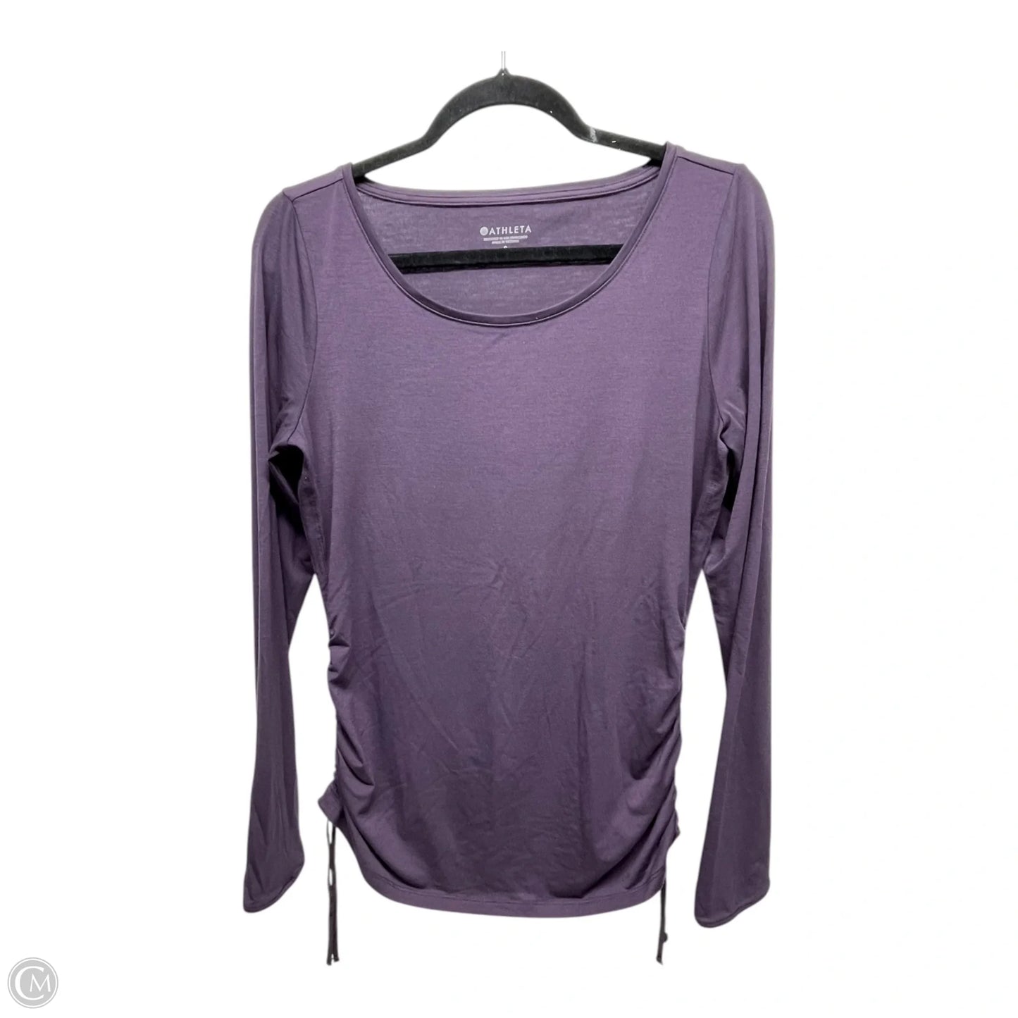 Athletic Top Long Sleeve Crewneck By Athleta In Purple, Size: S