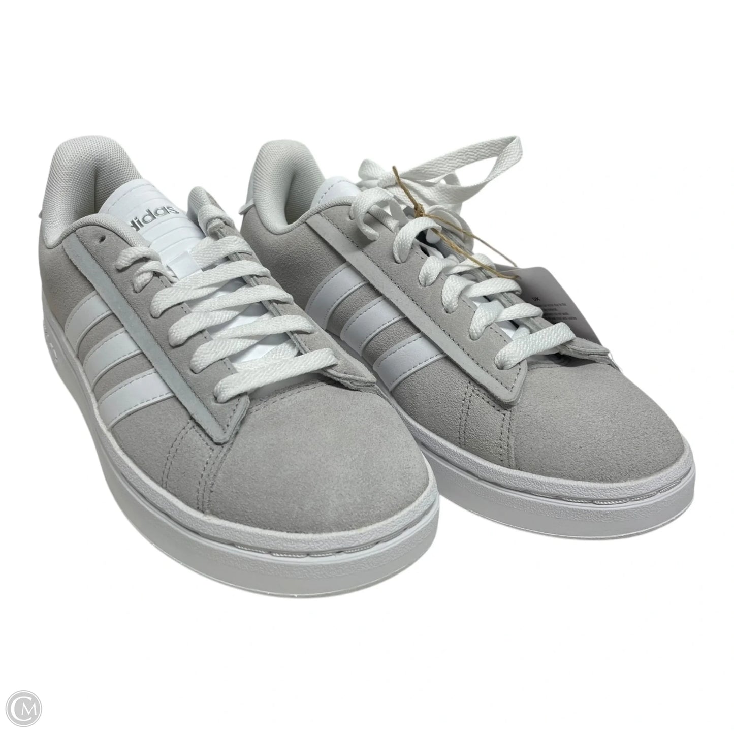 Shoes Sneakers By Adidas In Grey & White, Size: 6.5
