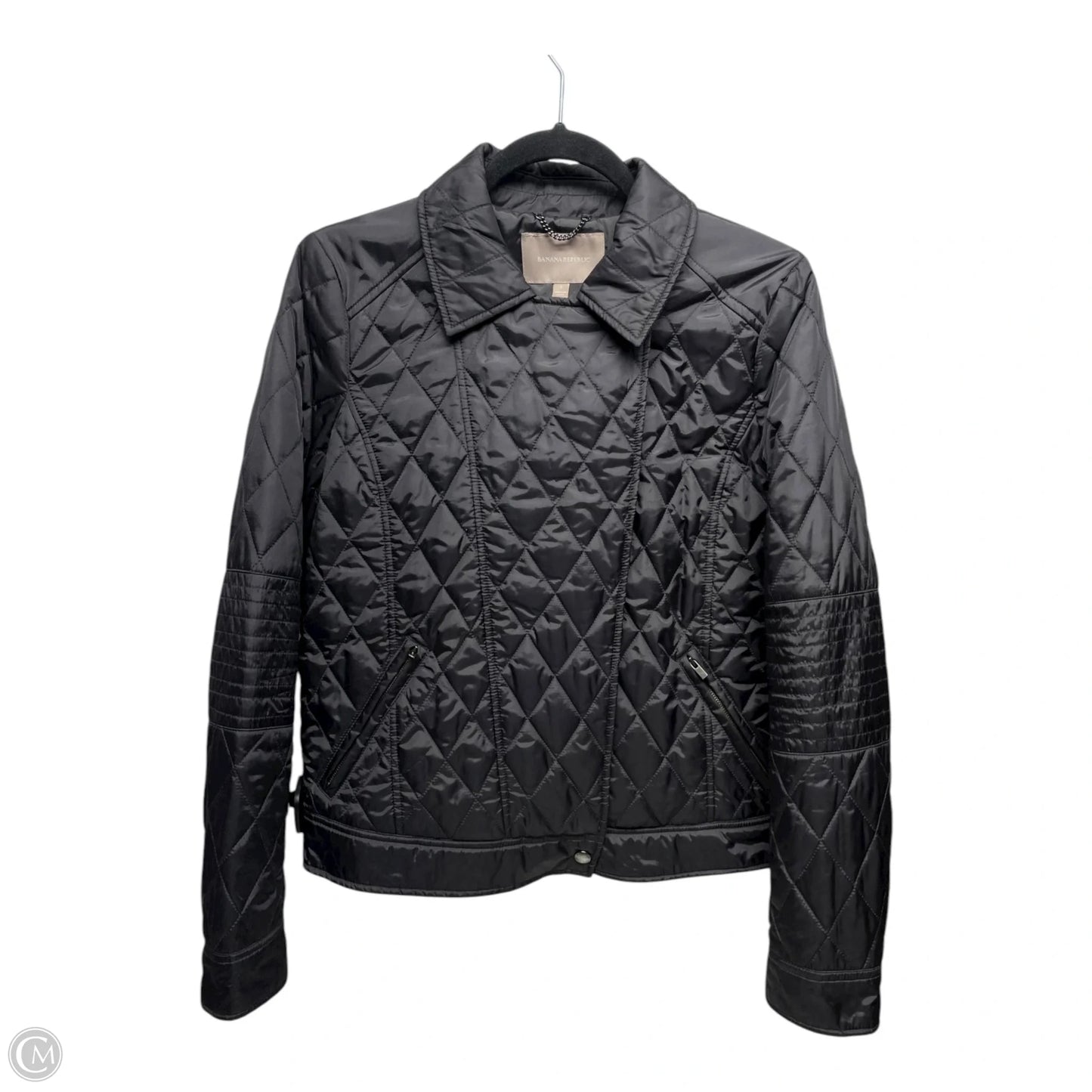 Coat Puffer & Quilted By Banana Republic In Black, Size: S