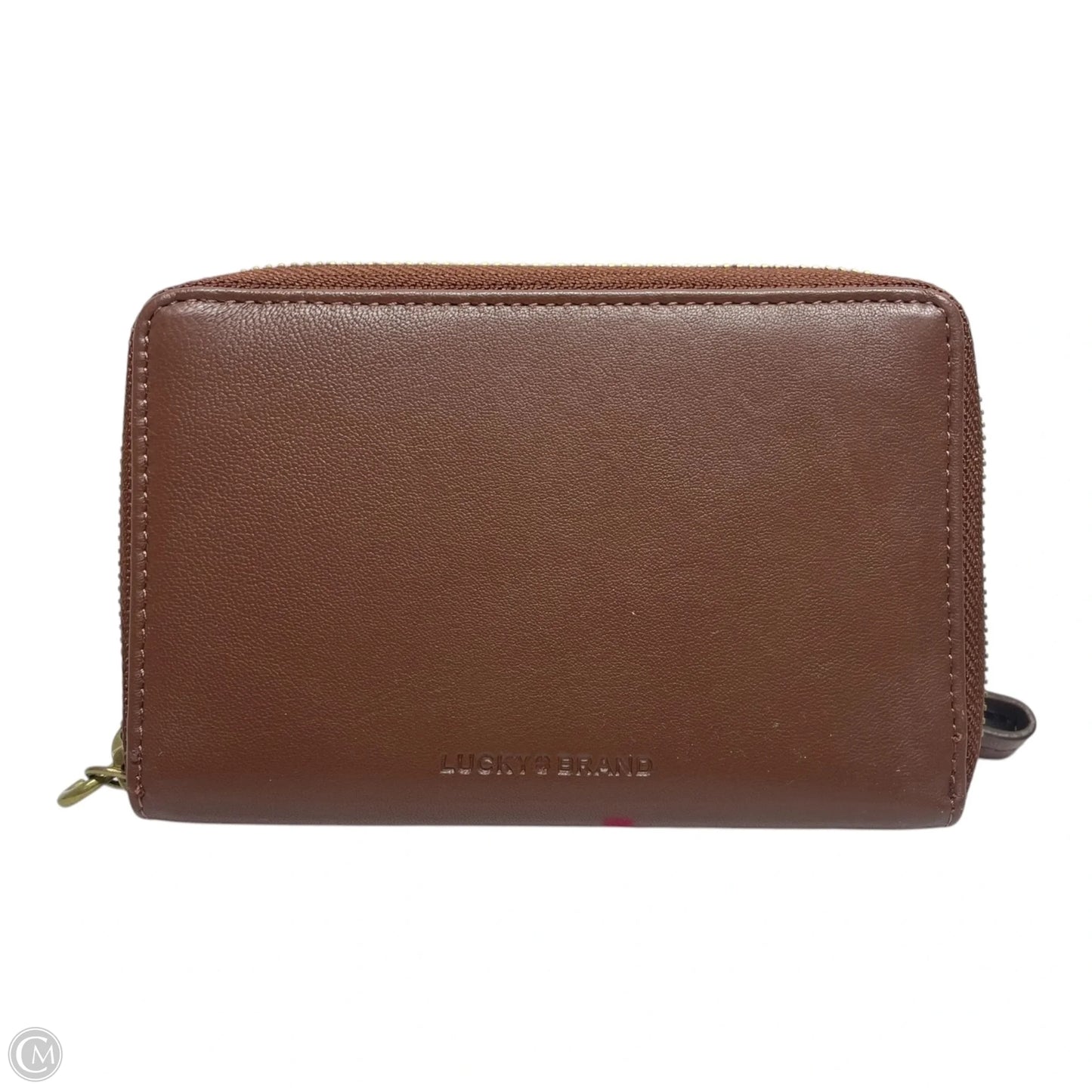 Wristlet Leather By Lucky Brand, Size: Medium