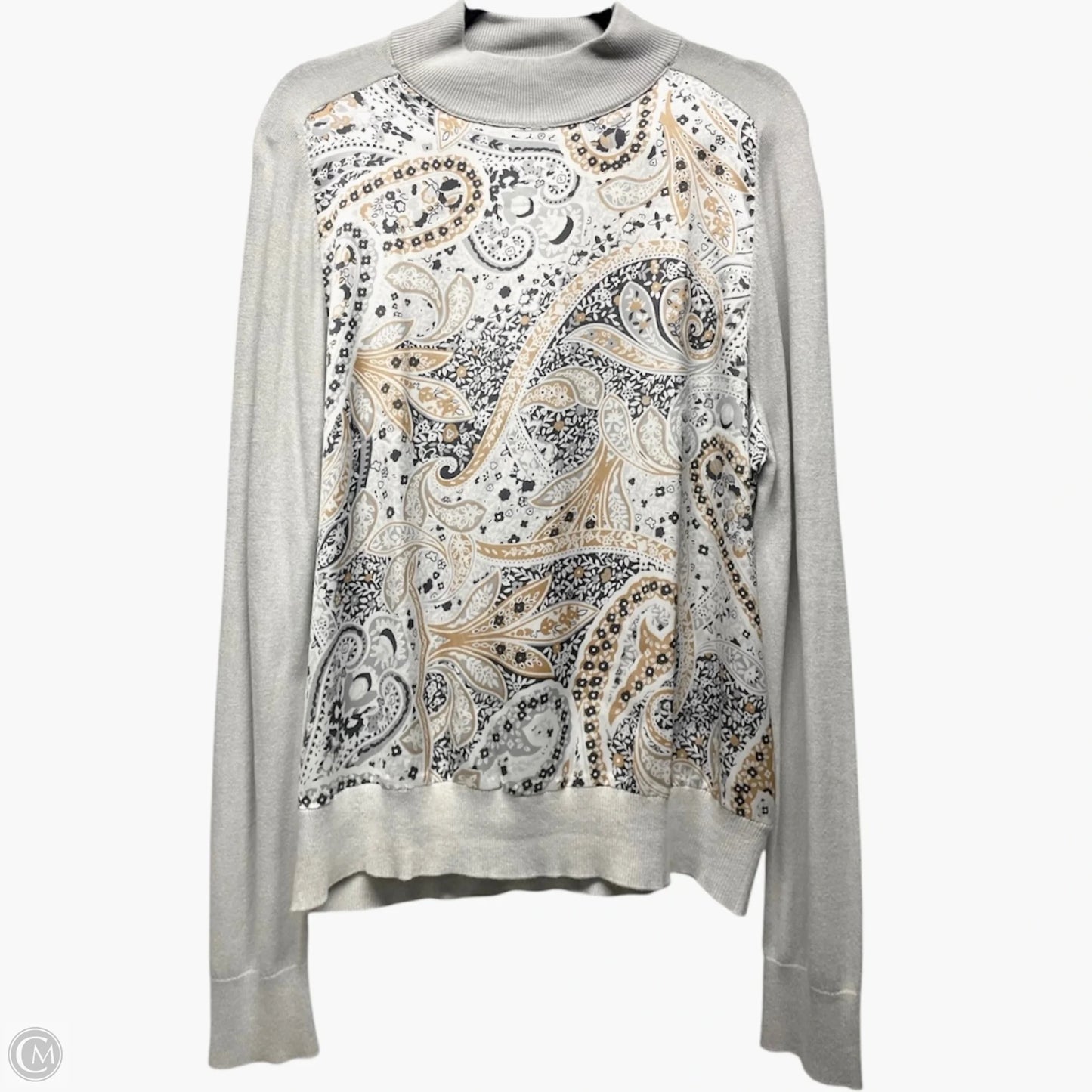 Sweater By Ann Taylor In Multi-colored, Size: L