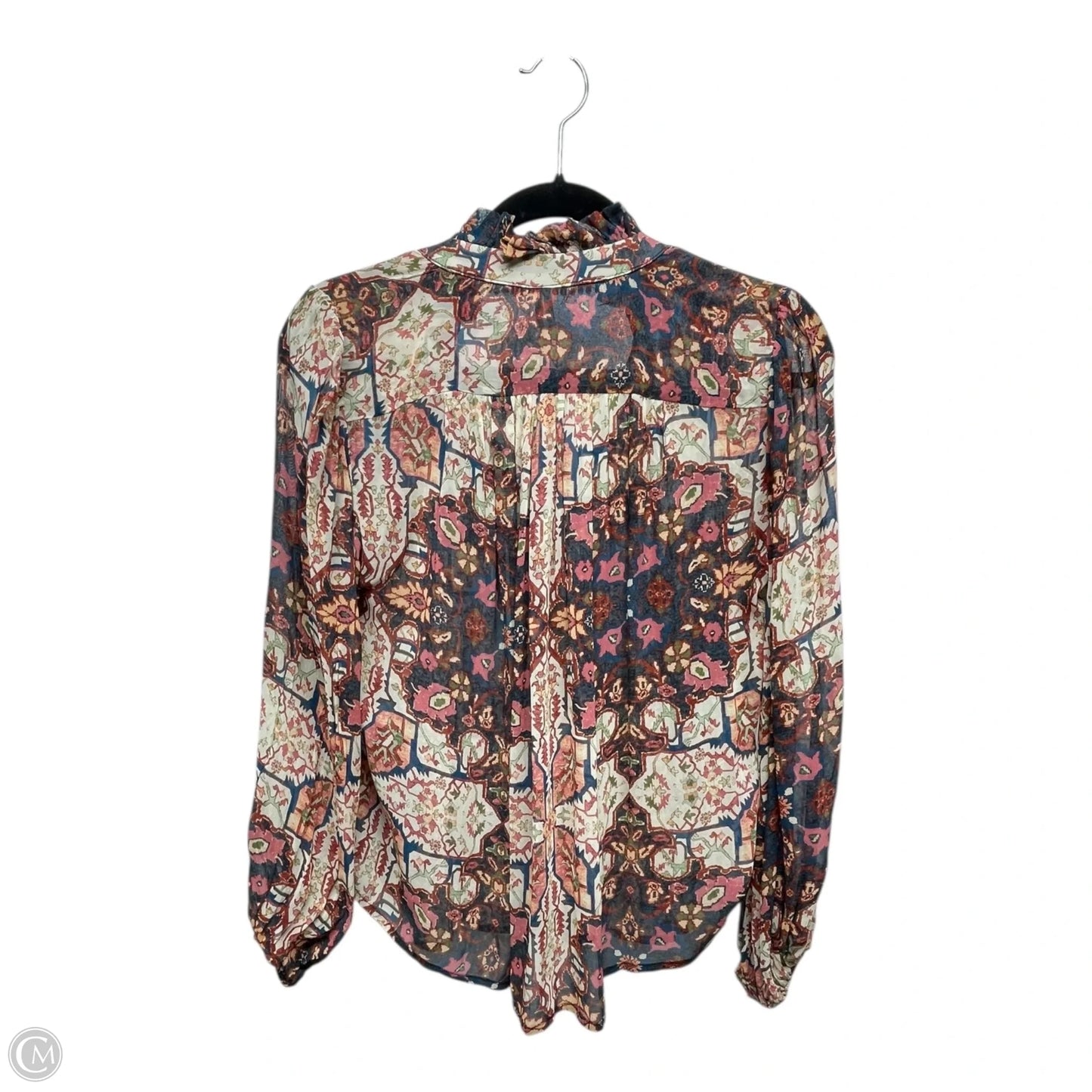 Top Long Sleeve By Anthropologie In Multi-colored, Size: Xs