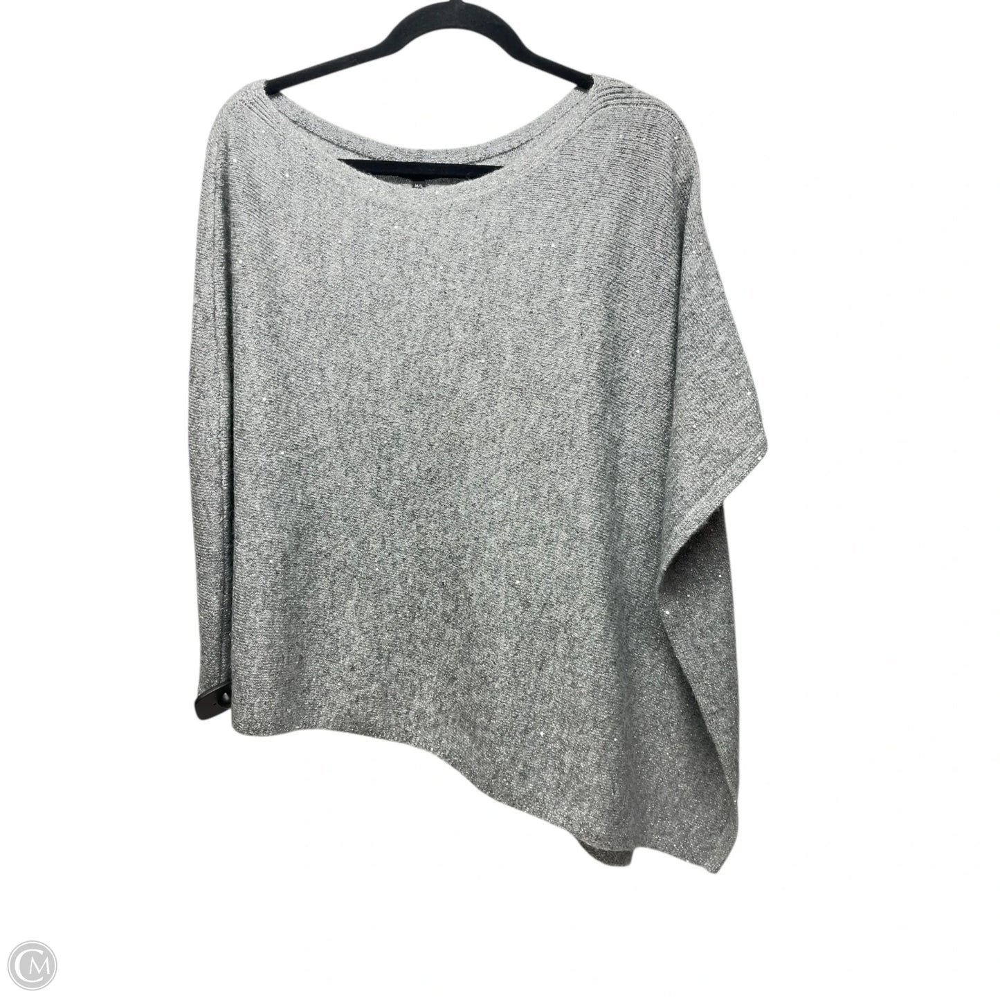 Poncho By Talbots In Silver, Size: M