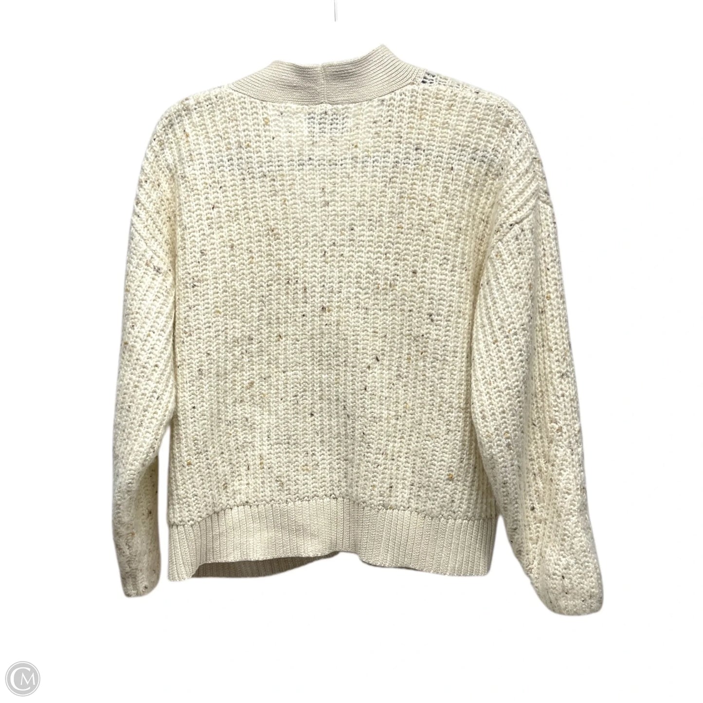 Sweater Cardigan By Old Navy In Cream, Size: M