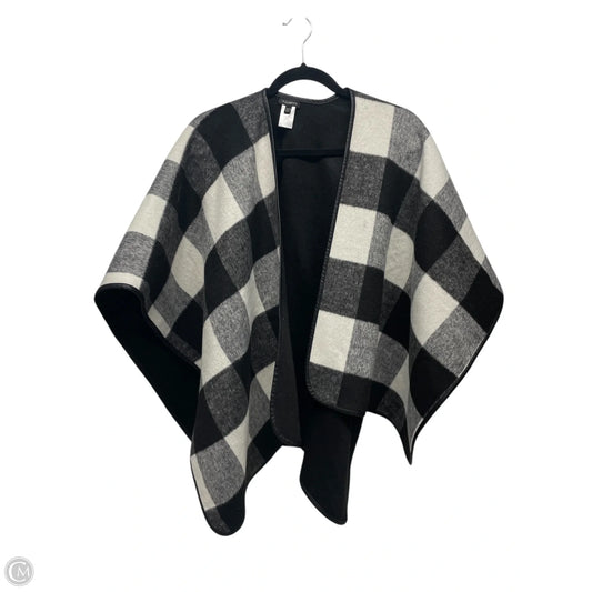 Shawl By Talbots In Black & White, Size: Xs