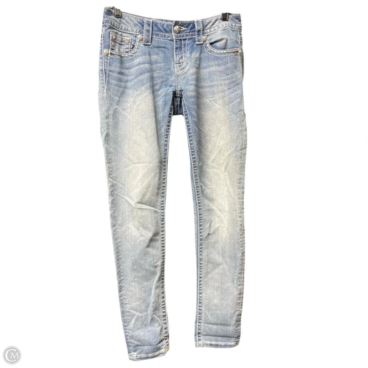 Jeans Skinny By Miss Me In Blue Denim, Size: 4