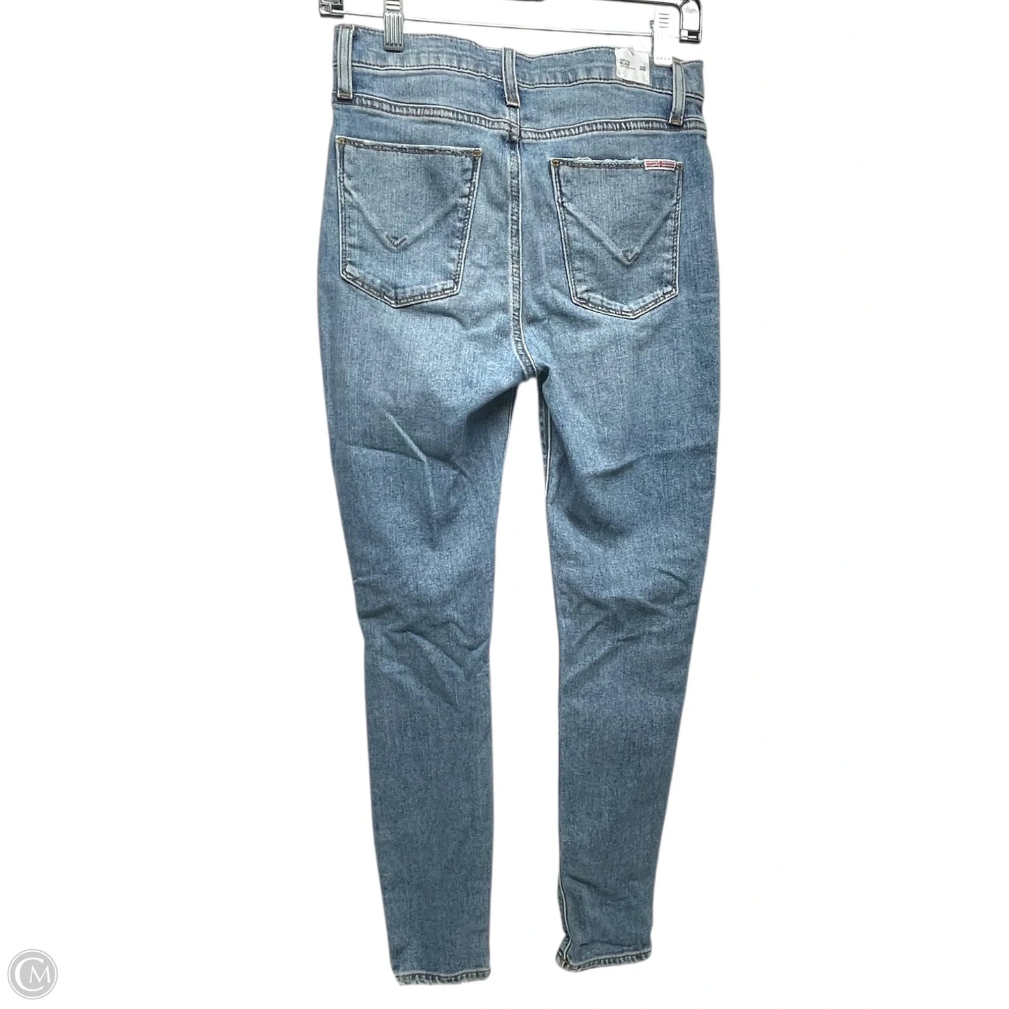 Jeans Skinny By Hudson In Blue Denim, Size: 6