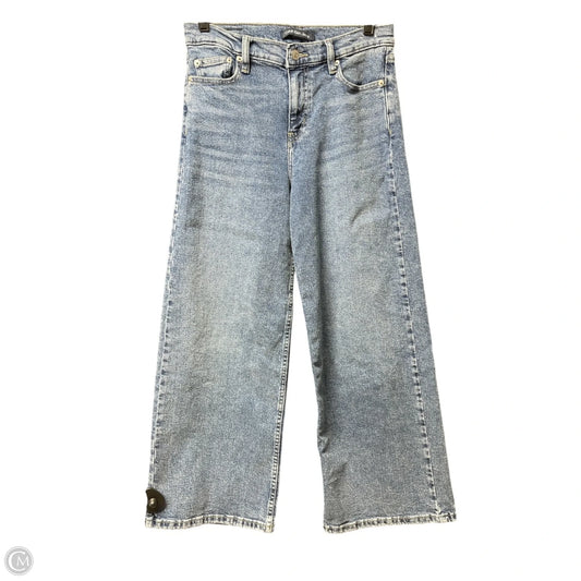 Jeans Wide Leg By Calvin Klein In Blue Denim, Size: 8p