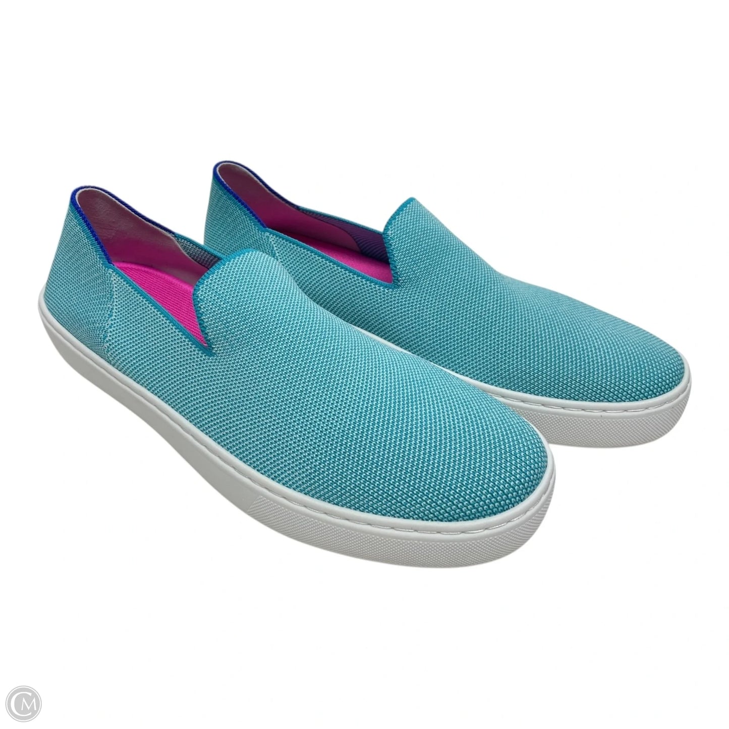 Shoes Sneakers By Rothys In Aqua, Size: 10