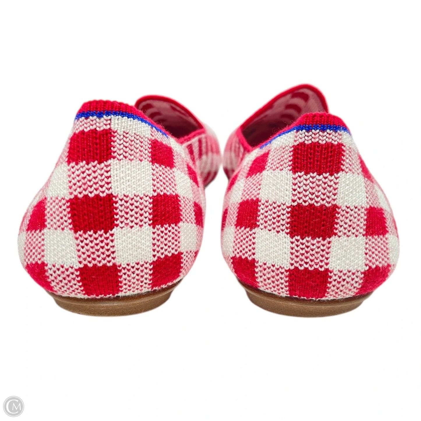 Shoes Flats By Rothys In Red & White, Size: 10.5