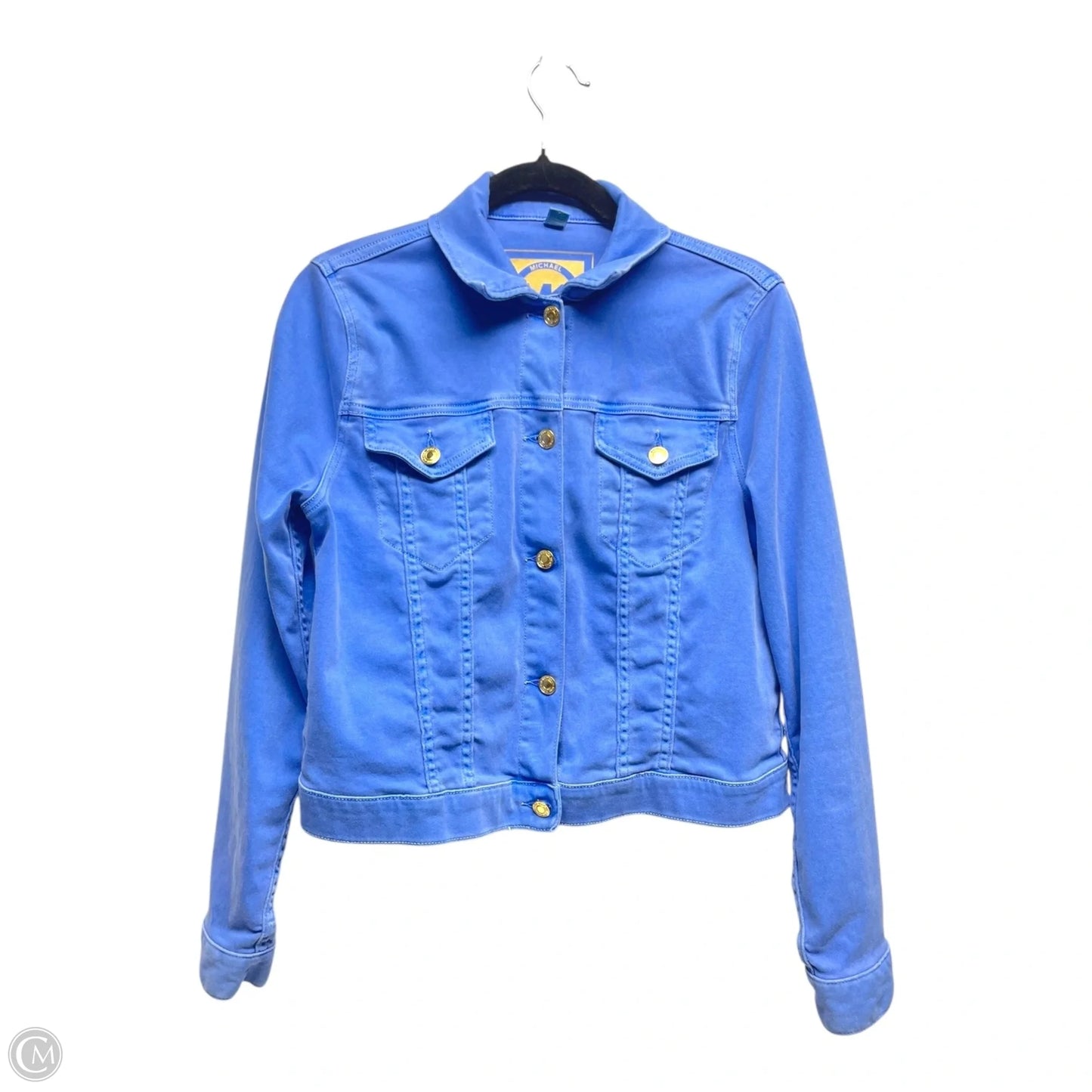 Jacket Denim By Michael By Michael Kors In Blue, Size: M