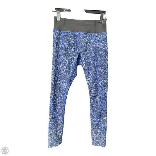 Athletic Leggings By Lululemon In Blue, Size: 4