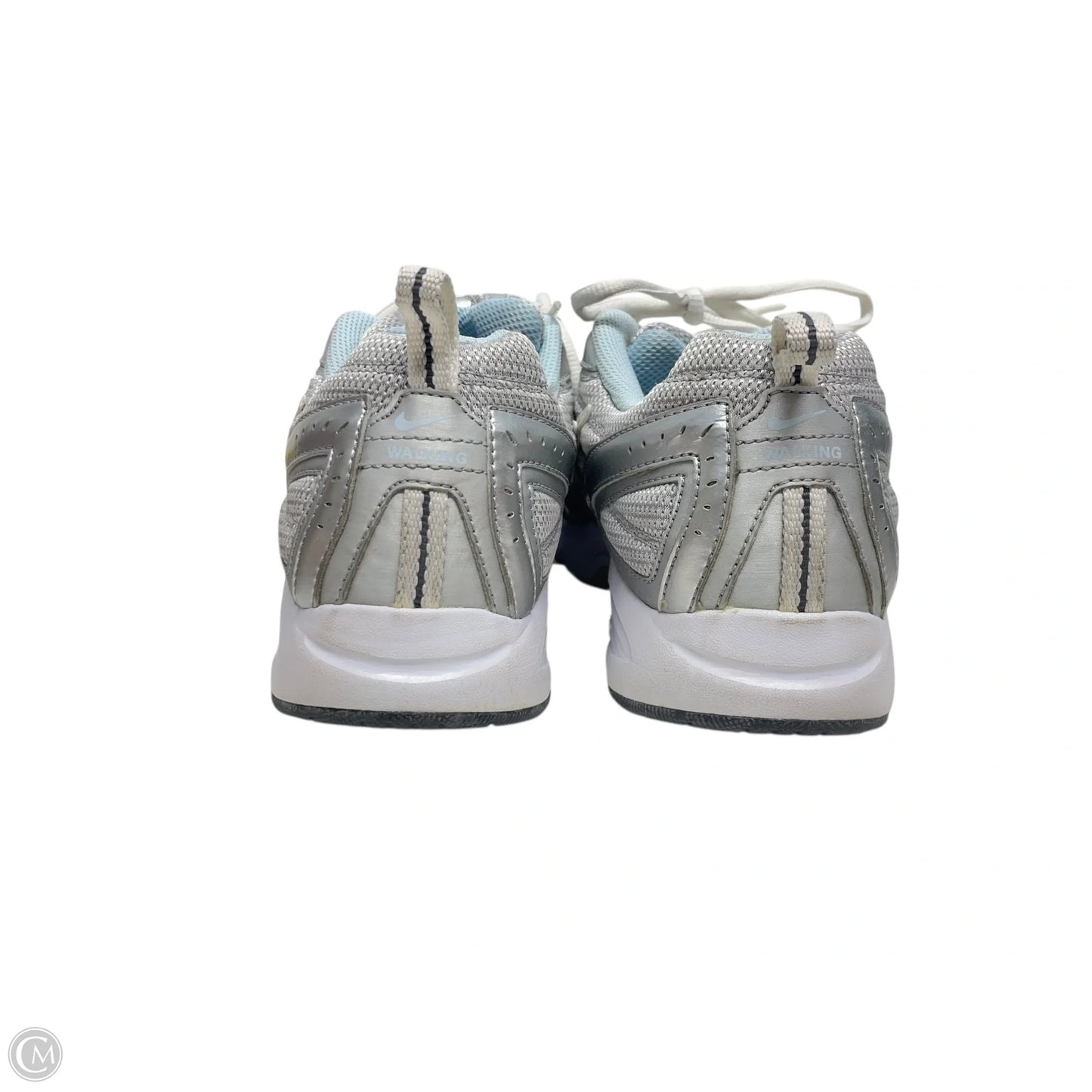 Shoes Athletic By Nike In Silver, Size: 9.5