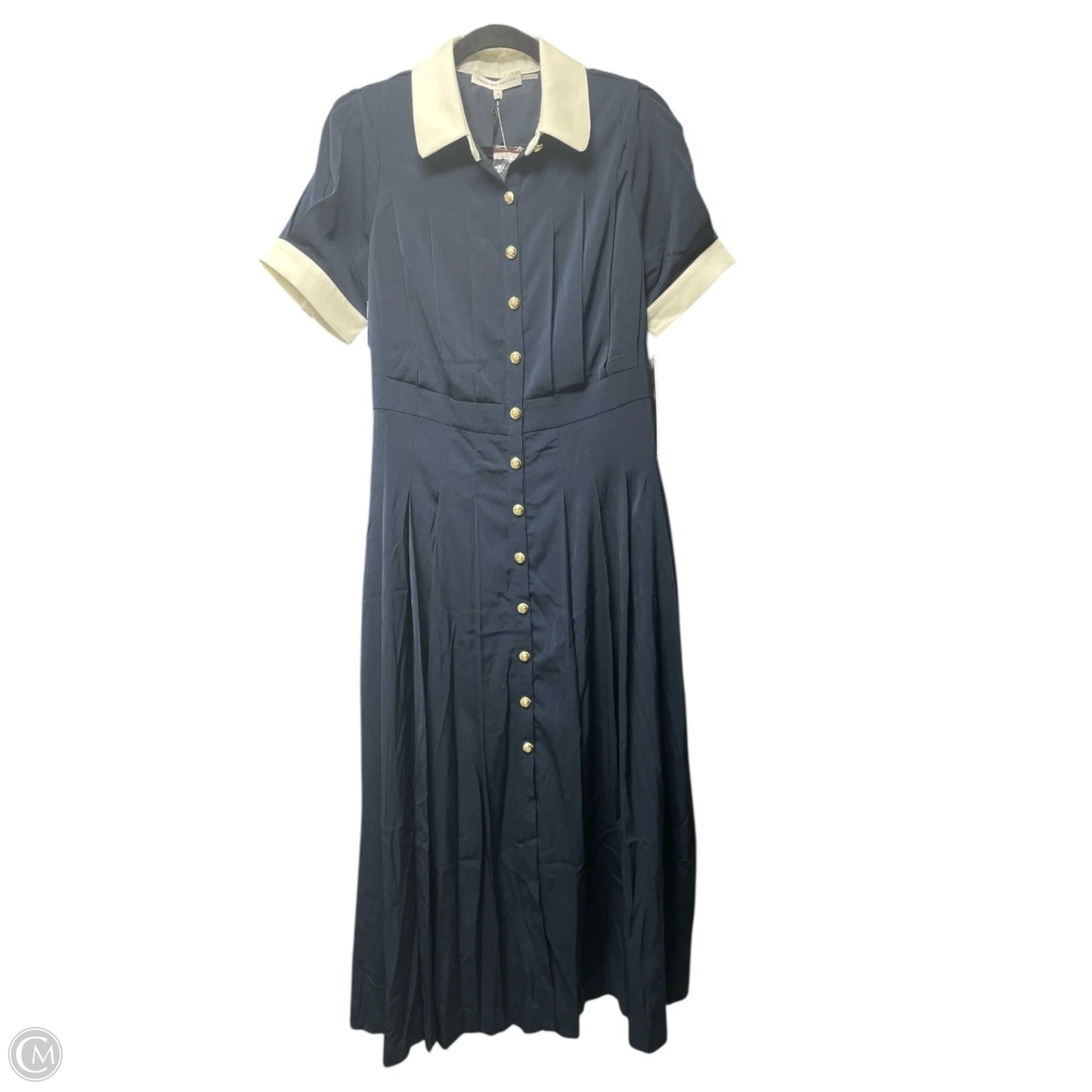 Dress Casual Maxi By English Factory In Navy, Size: M