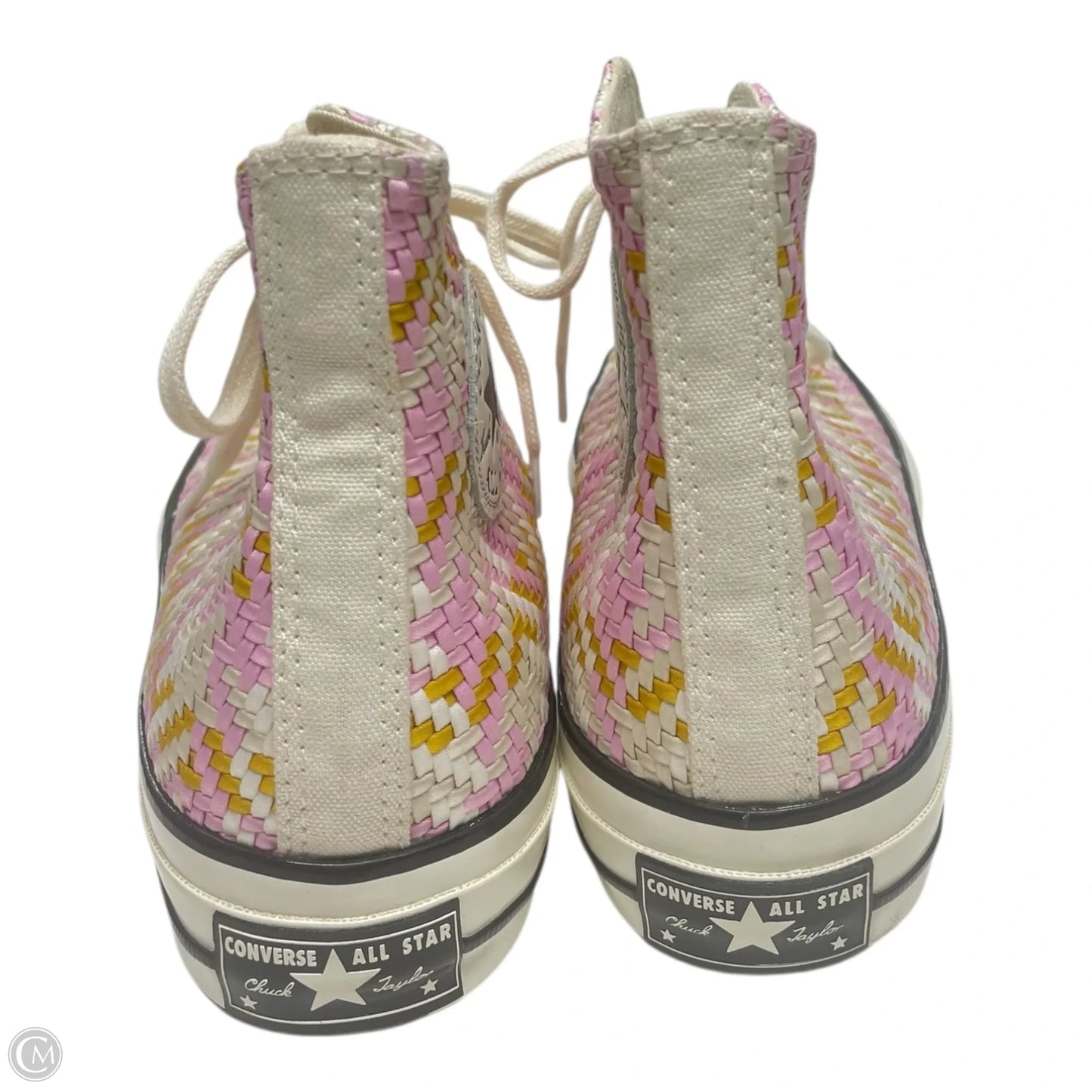 Shoes Sneakers By Converse In Orange & Pink, Size: 10