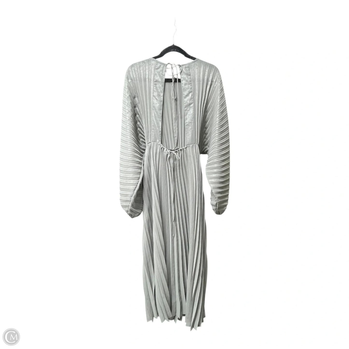 Dress Casual Midi By Anthropologie In Grey, Size: Osfm