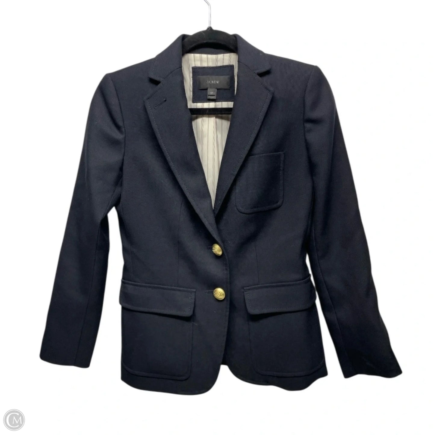 Blazer By J. Crew In Navy, Size: 0p