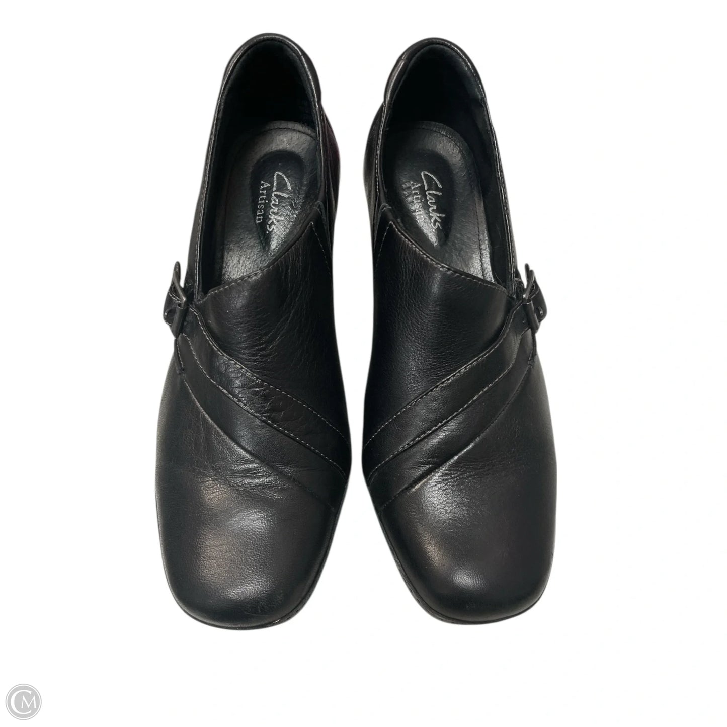 Shoes Heels Block By Clarks In Black, Size: 8