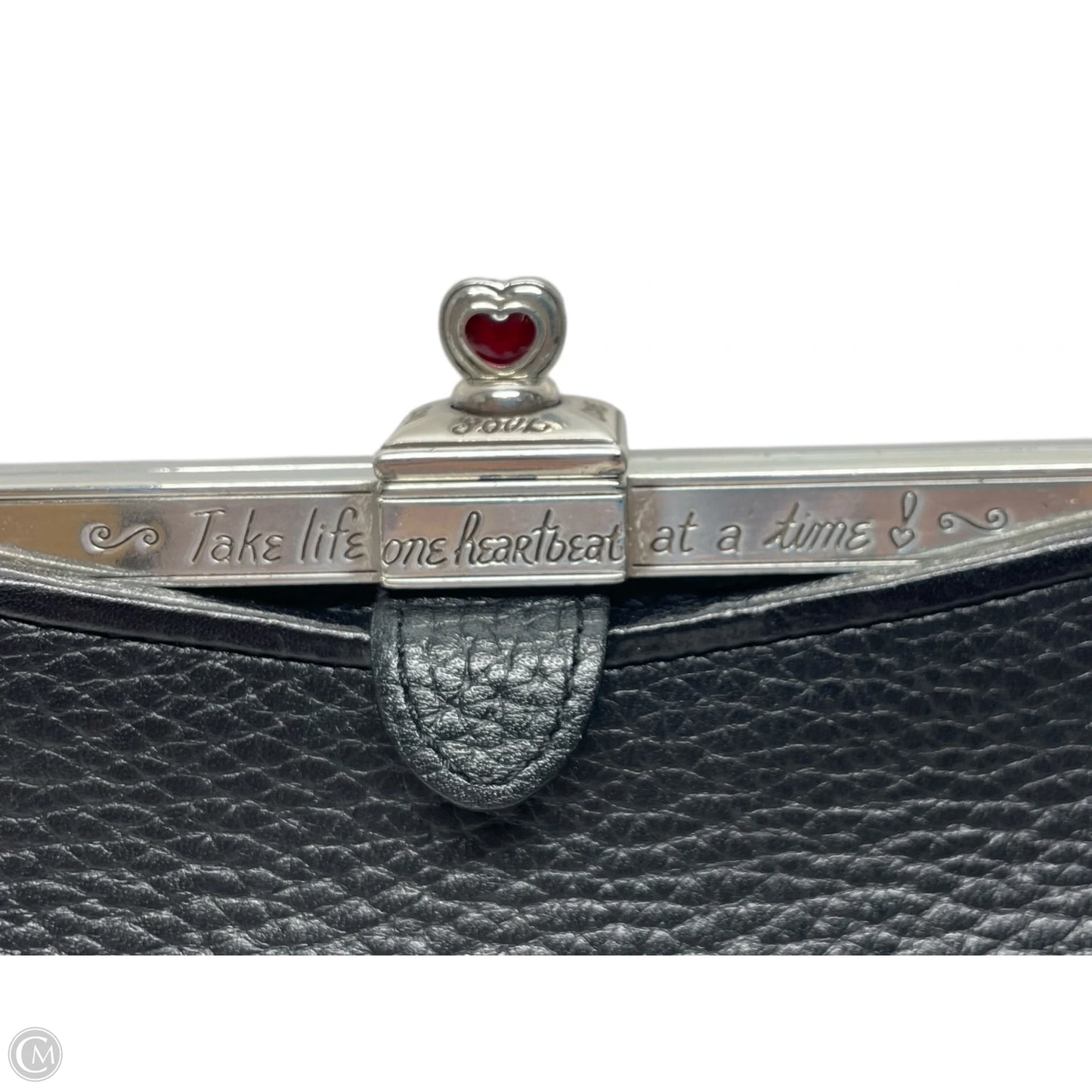 Clutch Leather By Brighton, Size: Medium