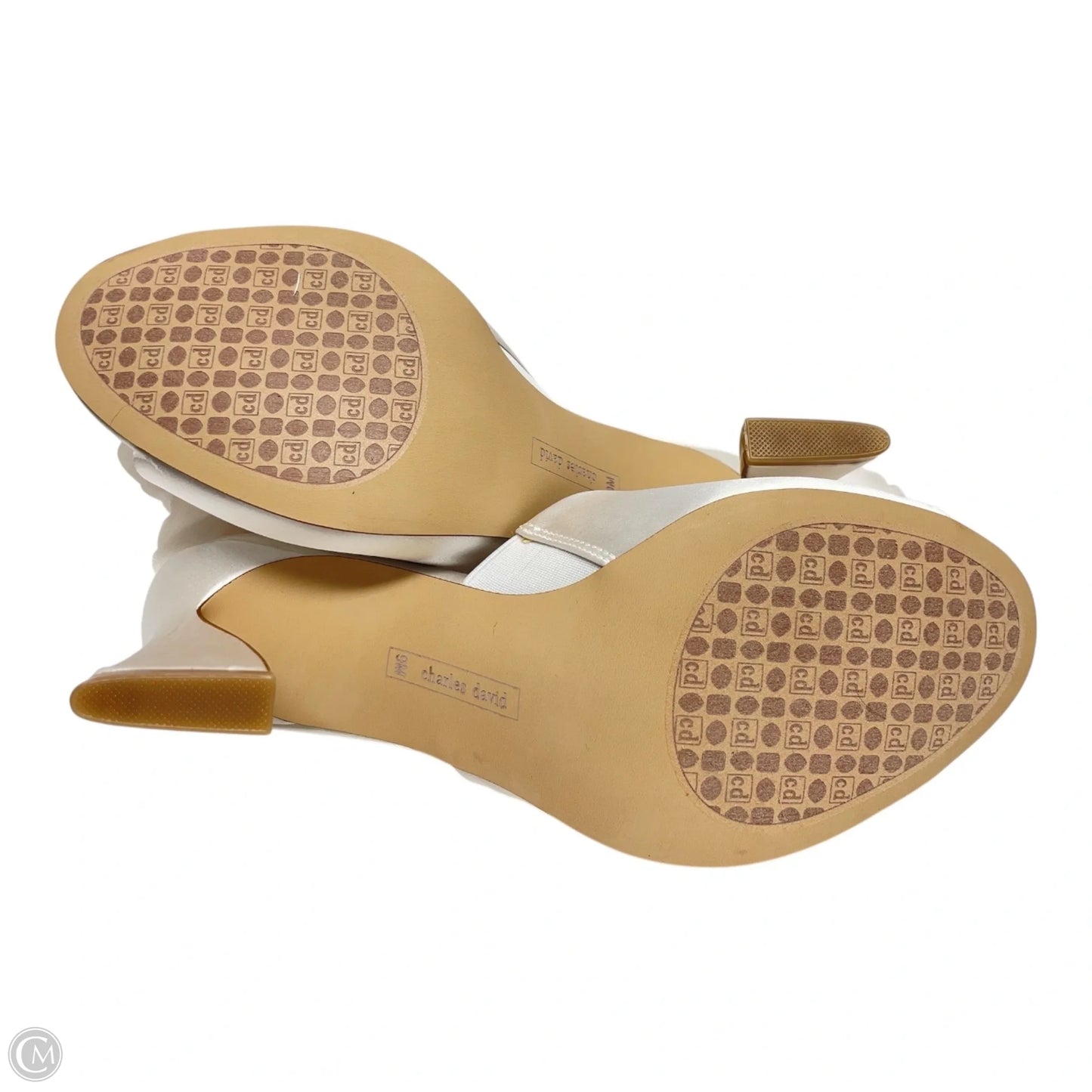 Shoes Heels Stiletto By Charles David In White, Size: 9