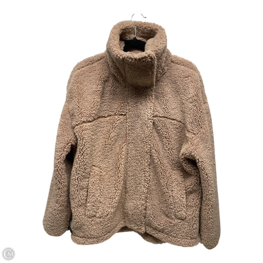 Jacket Faux Fur & Sherpa By Abercrombie And Fitch In Beige, Size: M