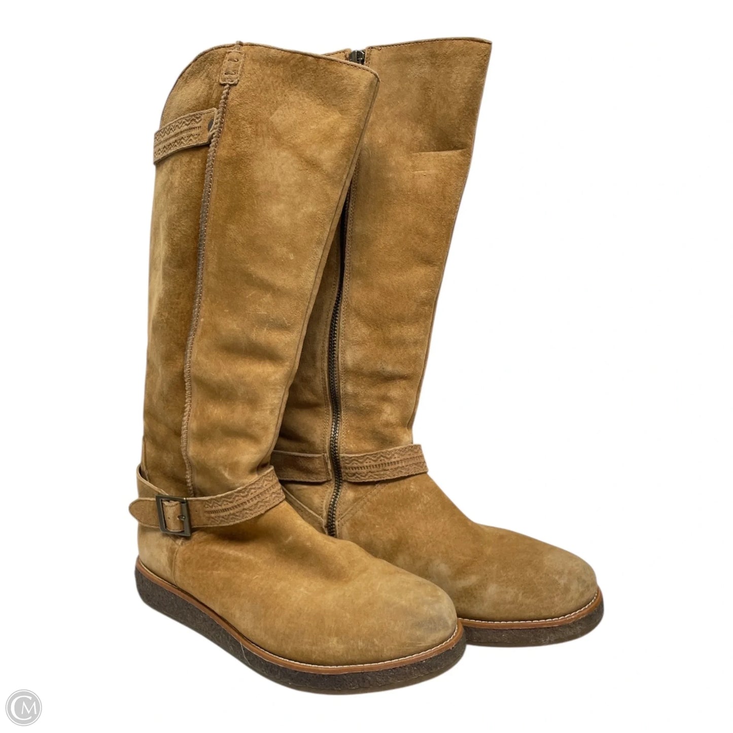 Boots Designer By Ugg In Tan, Size: 8.5