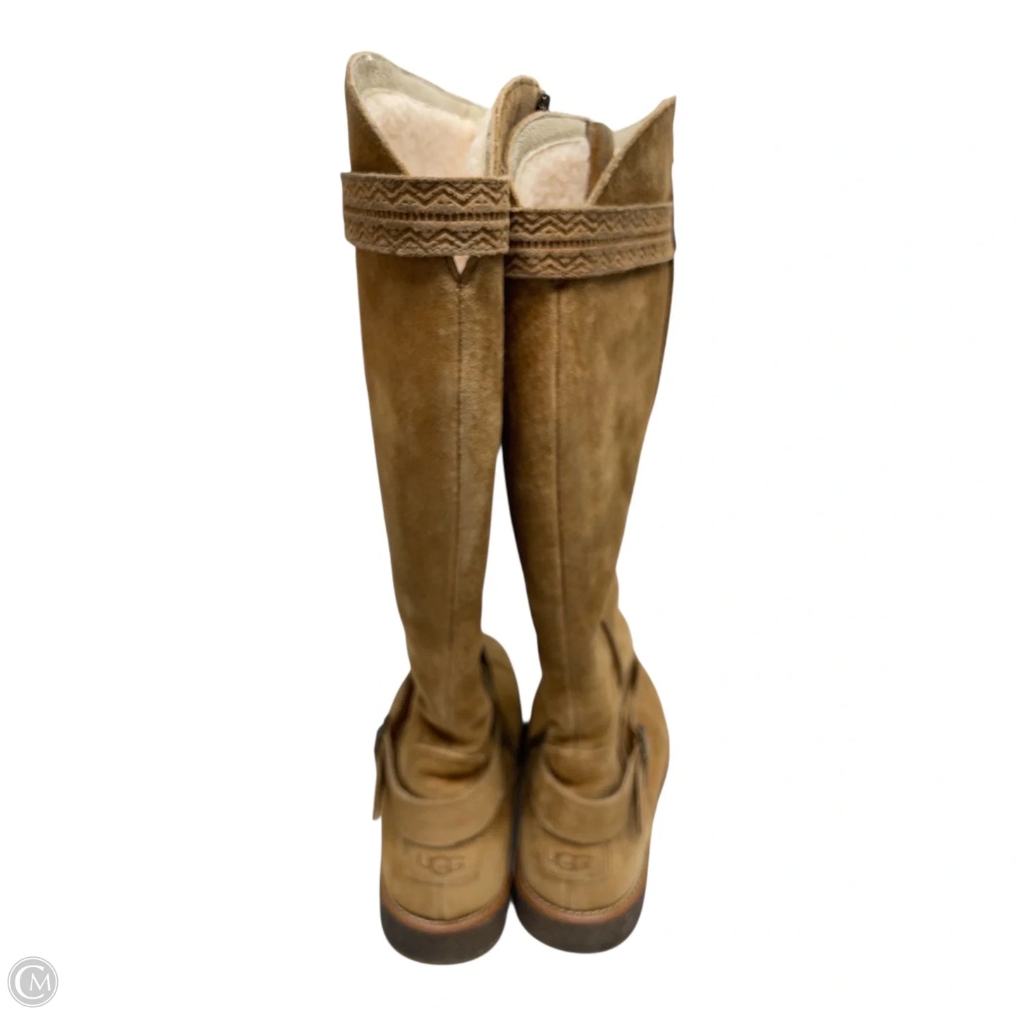 Boots Designer By Ugg In Tan, Size: 8.5
