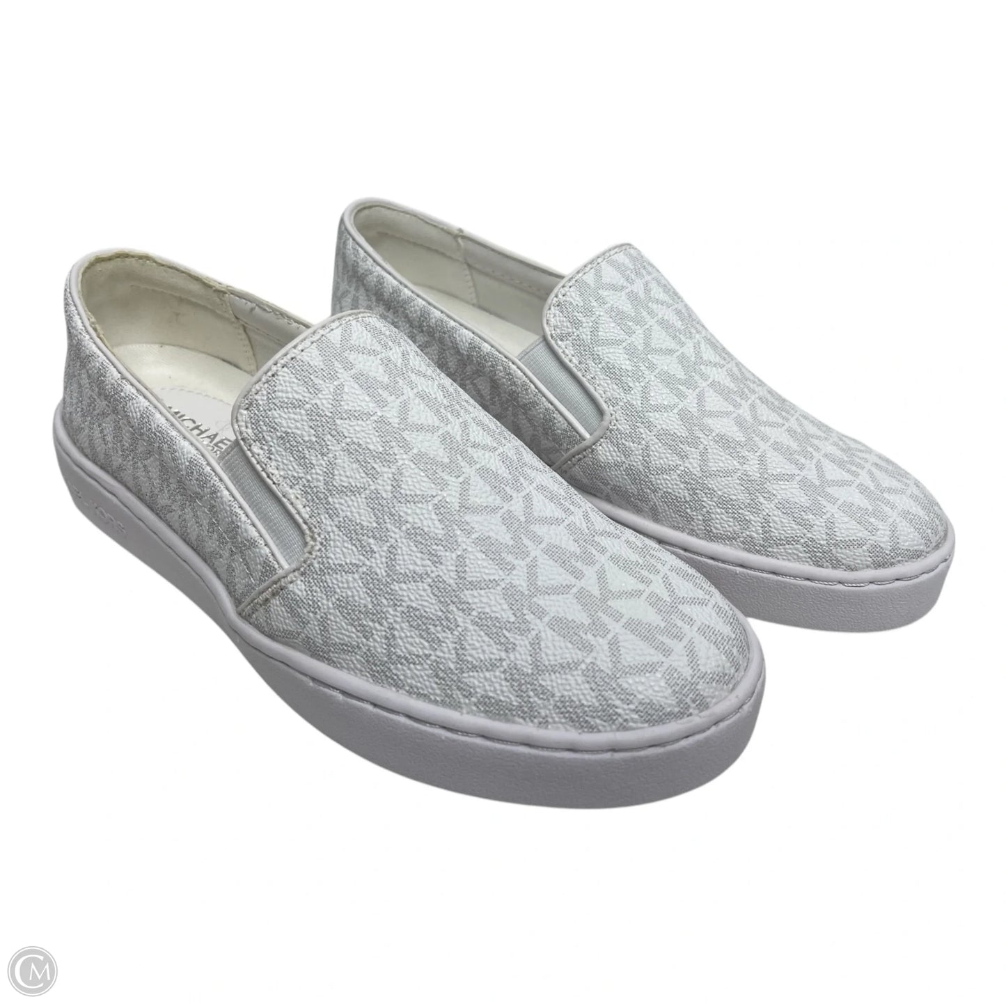 Shoes Sneakers By Michael By Michael Kors In Grey & White, Size: 5.5