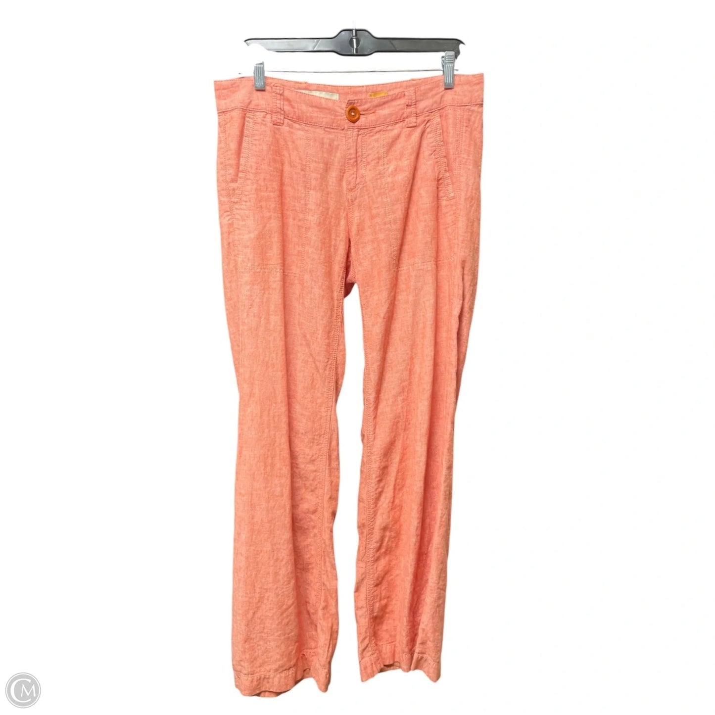 Pants Linen By Pilcro In Orange, Size: 6