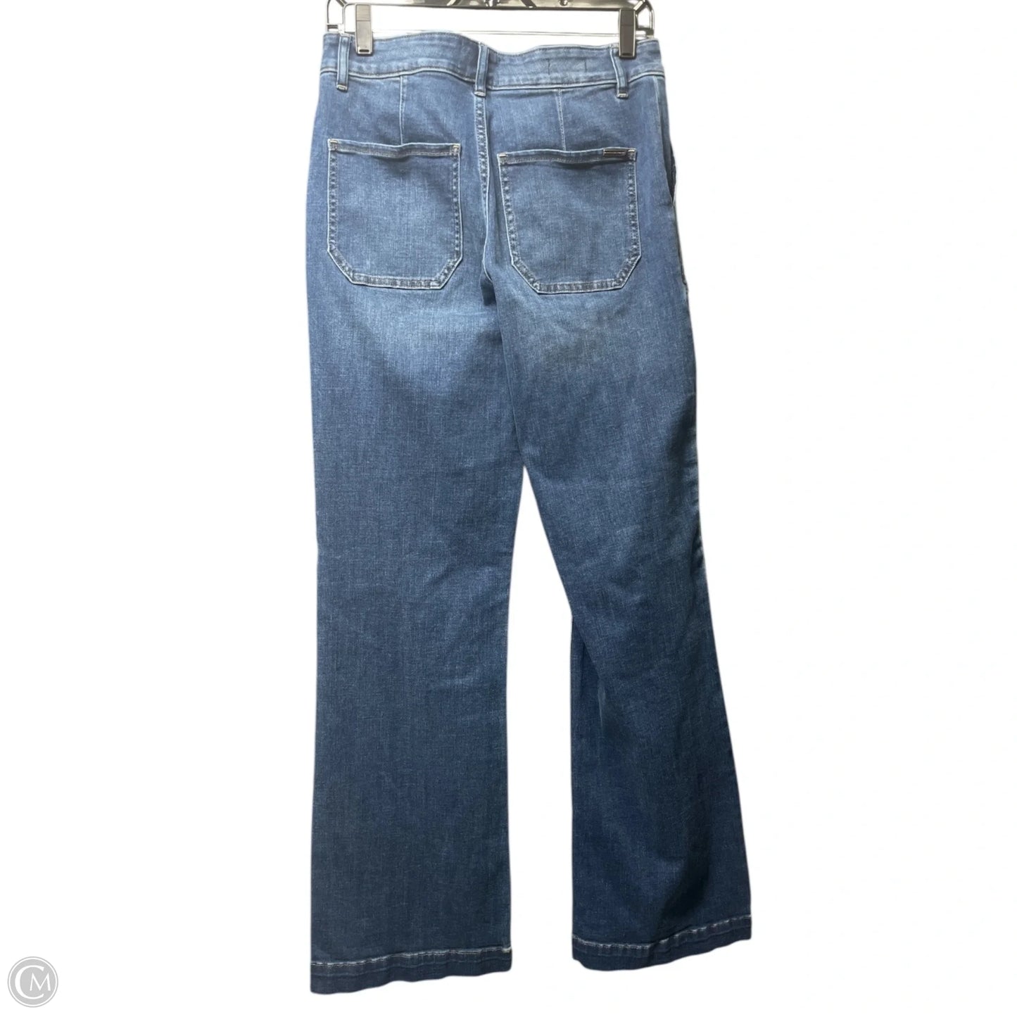 Jeans Wide Leg By White House Black Market In Blue Denim, Size: 6l