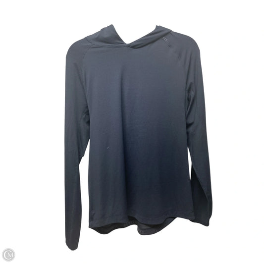 Athletic Top Long Sleeve Hoodie By Lululemon In Navy, Size: M