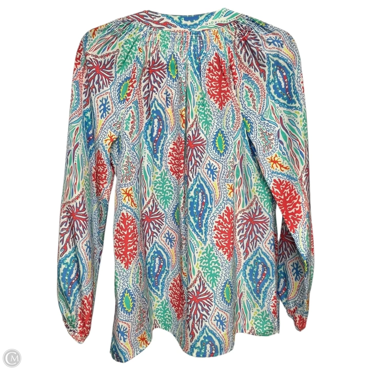 Top Long Sleeve Designer By Lilly Pulitzer In Multi-colored, Size: S