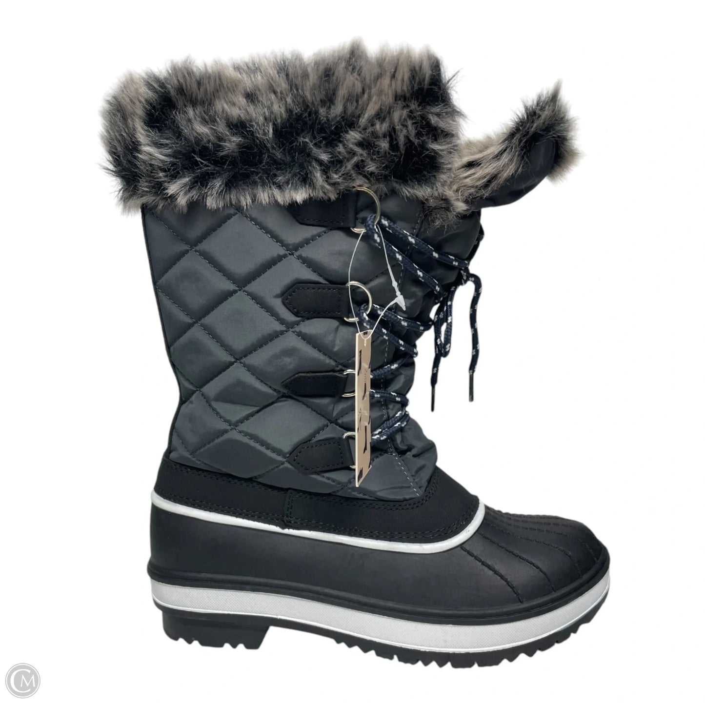 Boots Snow By Clothes Mentor In Black, Size: 6
