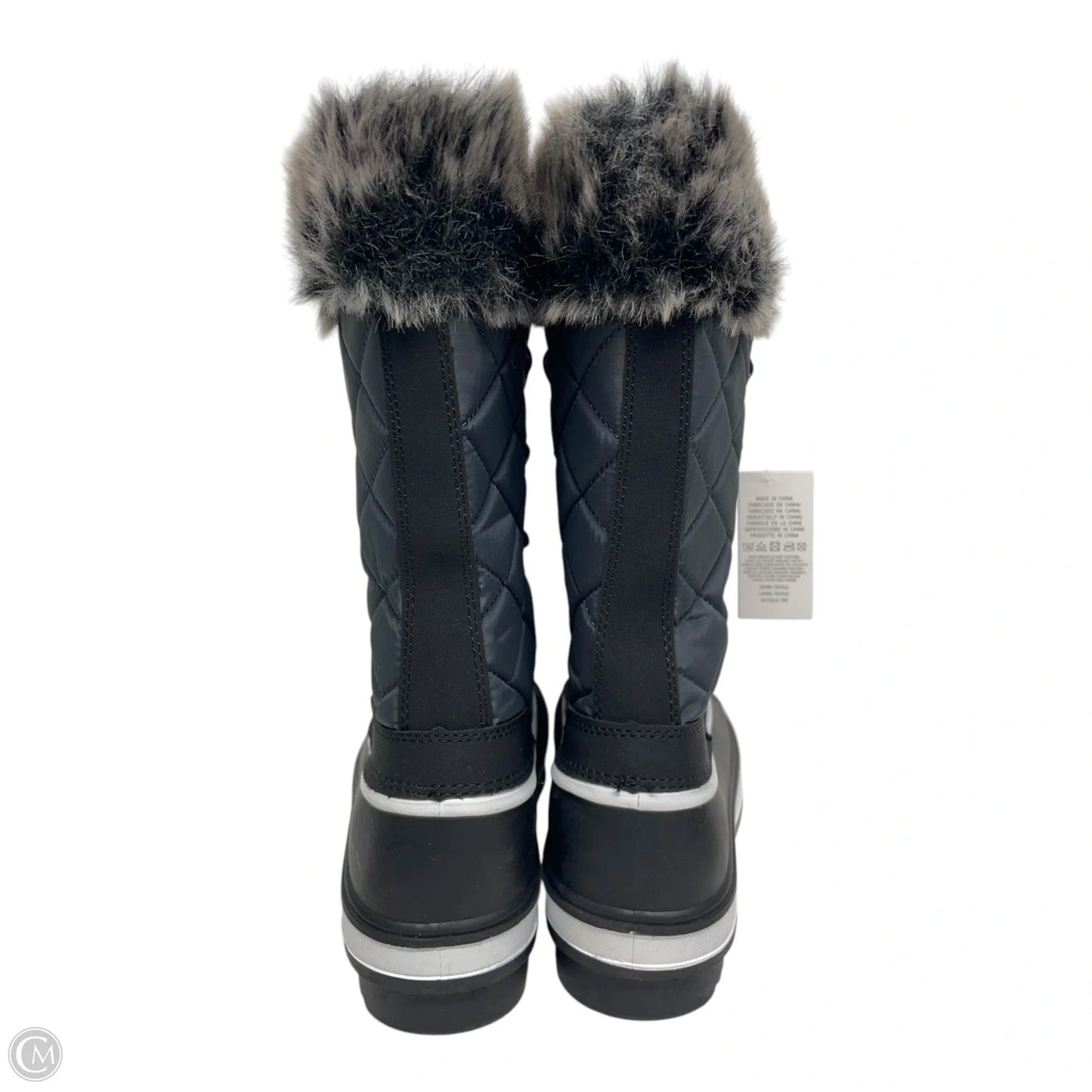 Boots Snow By Clothes Mentor In Black, Size: 6