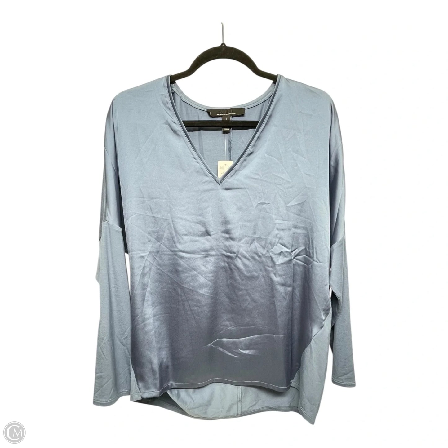 Top Long Sleeve By White House Black Market In Blue, Size: S