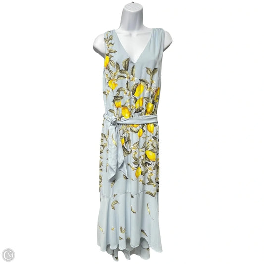 Dress Casual Midi By White House Black Market In Floral Print, Size: S