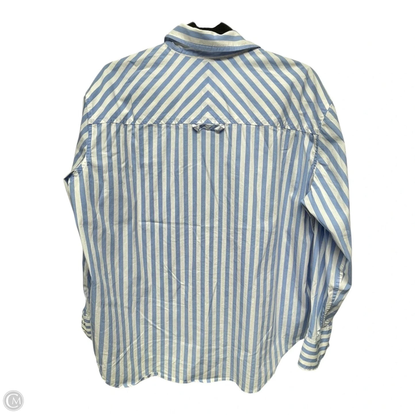 Top Long Sleeve By AYR In Striped Pattern, Size: M