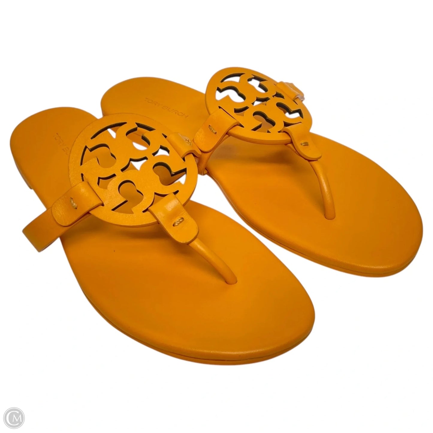 Sandals Designer By Tory Burch In Orange, Size: 8.5