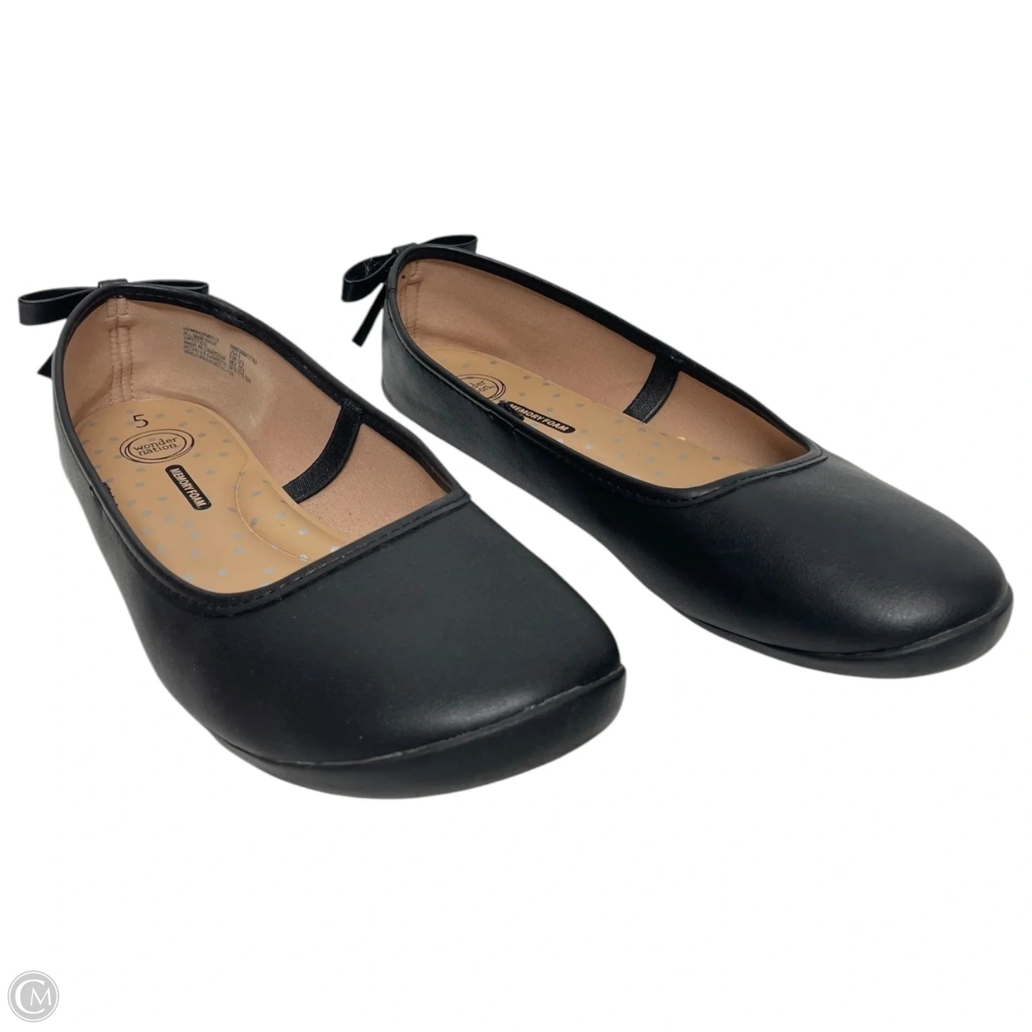 Shoes Flats By Wonder Nation In Black, Size: 6.5